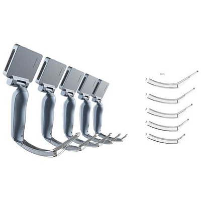 Laryngoscope экрана 3,0 дюймов хирургический многоразовый видео- с 5 устранимыми лезвиями
