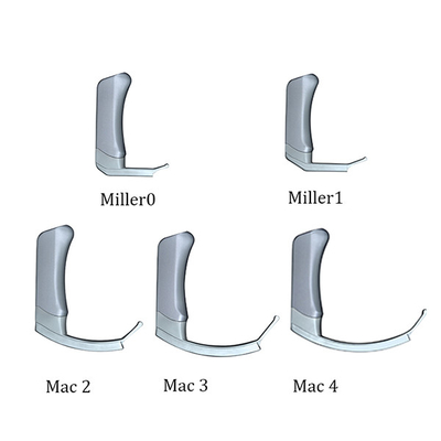 Laryngoscope 5 цифров лезвий Mac Miller медицинский видео- с эргономическим хвостовиком руки