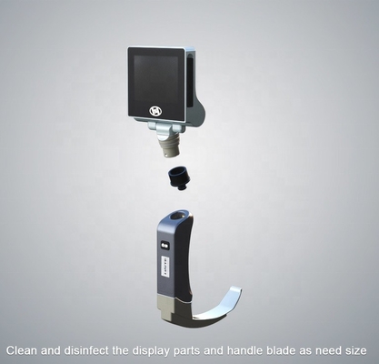 316 медицинская нержавеющая сталь HD цифров Laryngoscopes экрана 3 дюймов видео-