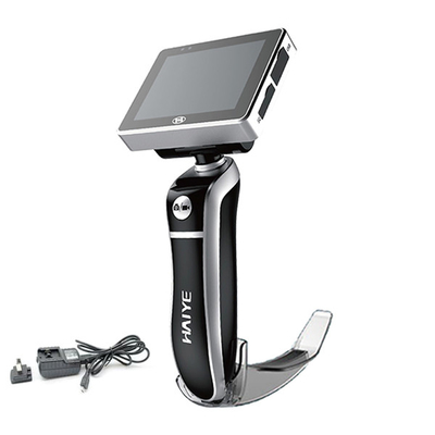 CE аттестовал Laryngoscope наркотизации экрана 3 дюймов неразъемный видео- с устранимыми лезвиями