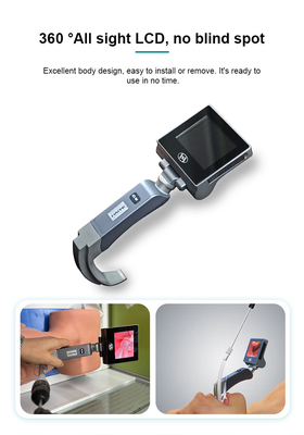 Тип 2022 Laryngoscope наркотизации нержавеющей стали 30 FPS видео- c с 5 лезвиями